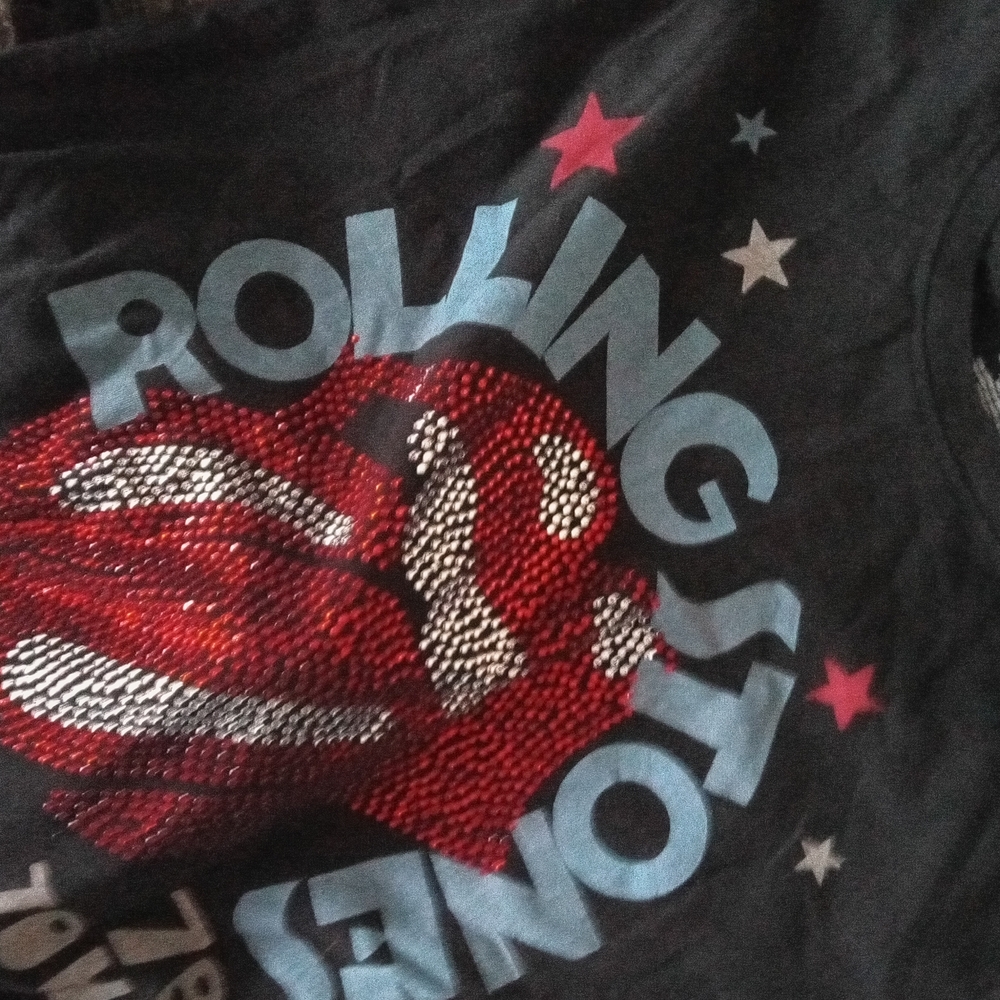 Rolling Stones Kids Graphic T-Shirt - Black and Red
